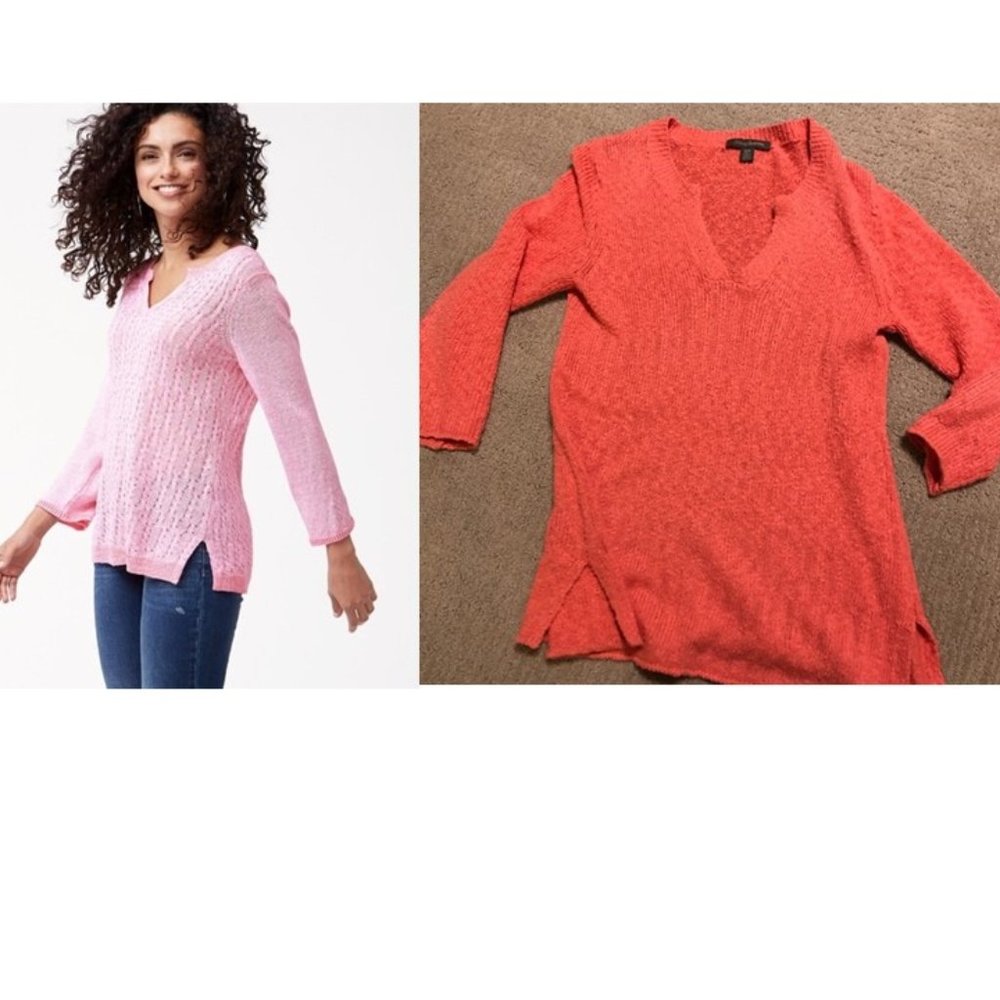Tommy Bahama Coral sweater tunic